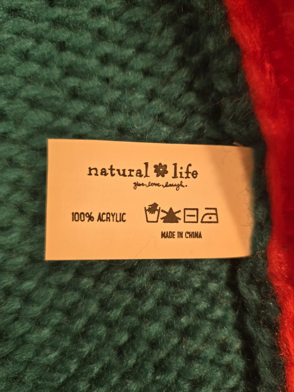 Natural Life Multi-Color Colorblock Open-Front Knit Cardigan